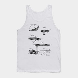 Foot Cushion Vintage Patent Hand Drawing Tank Top